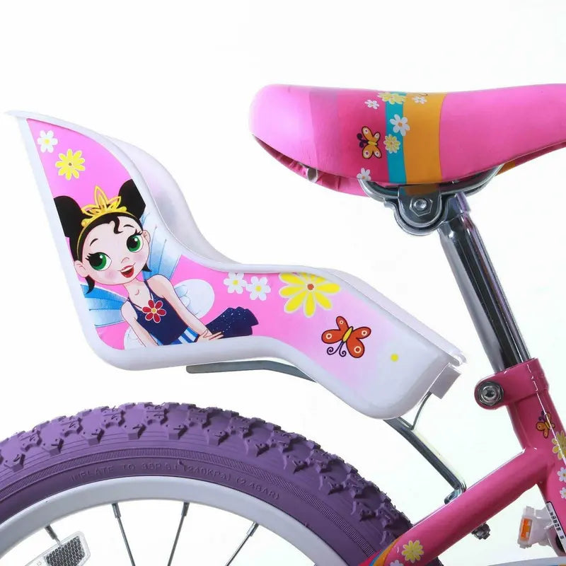 Titan 16-Inch Flower Princess Girls’ BMX Bike  Pink Frame, Training Wheels Included