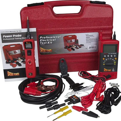 Power Probe Professional Electrical Diagnostic Test Kit  Red Edition