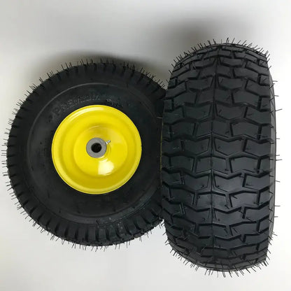 Set of 2  15¡Á6.00-6 Lawn Mower Tire and Rim  Fits on 3/4 Inch Axle