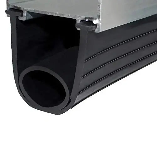 DGSL Rubber Bottom Garage Door Seal Kit  Weatherproof Replacement Stripping for Draft and Moisture Control
