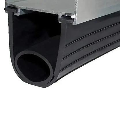 DGSL Rubber Bottom Garage Door Seal Kit  Weatherproof Replacement Stripping for Draft and Moisture Control