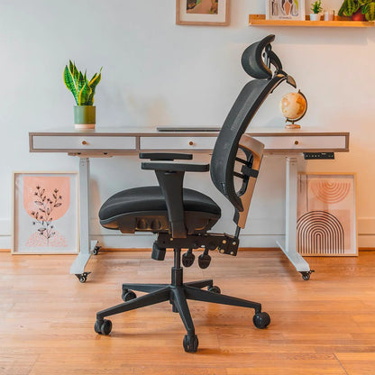 Chaise ergonomique de bureau - EPSILON en mousse et maille