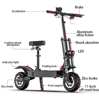High-Performance Electric Scooter for Urban Commuting
