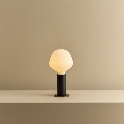 Knuckle Table Lamp in Blackened Oak + Enno