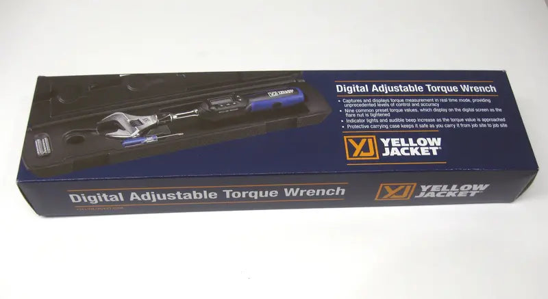 Yellow Jacket 60648 Digital Torque Wrench  Adjustable 752 in-lb, 10.6-Inch Handle