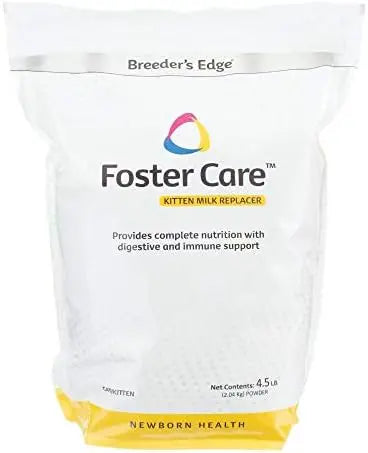 Breeder’s Edge Foster Care Feline Powdered Milk Replacer for Kittens & Cats  4.5 lb