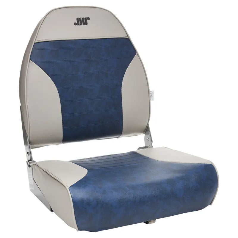 Wise 8WD588PLS-660 Standard High Back Boat Seat, Grey/Navy