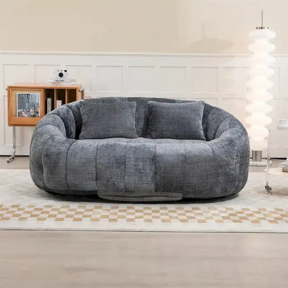 Adult Multi-Color Bean Bag Chair  Large Lazy Sofa for Relaxation and Casual Seating
