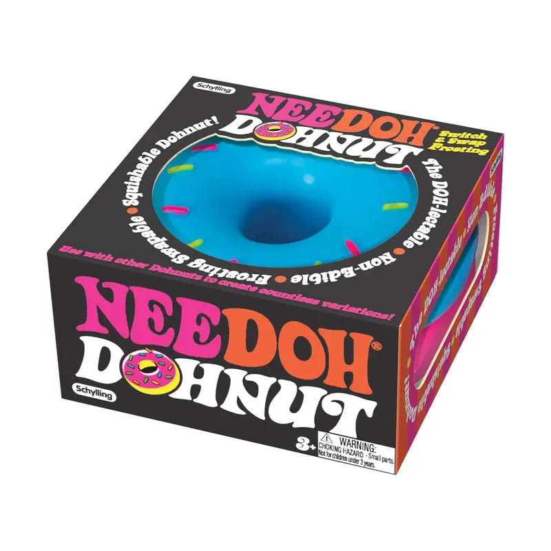 NeeDoh Dohnuts  Ring-Shaped Squishy Sensory Toy