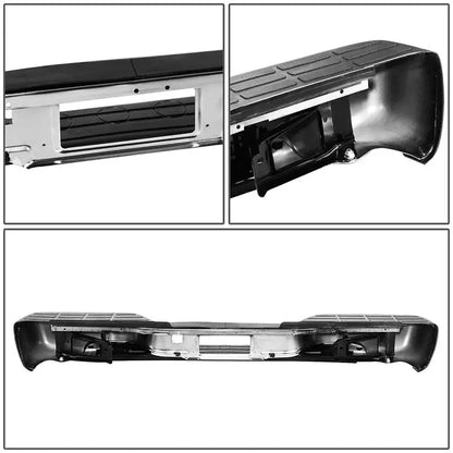 Chevrolet Silverado & GMC Sierra 2500HD/3500 Rear Step Bumper  No Parking Sensor Openings (20012007)