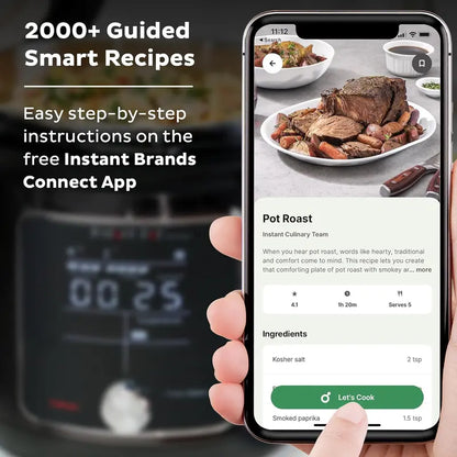 Pot Pro Plus 6-Quart Wi-Fi Smart 10-in-1 Cooker with App & 800+ Recipes