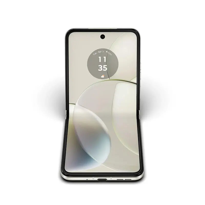 Motorola razr (2023) Unlocked Foldable Smartphone  Vanilla Cream, 8GB RAM / 128GB Storage, 32MP Camera