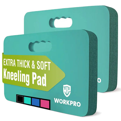 WORKPRO Extra-Thick Dual Kneeling Pad Set for Gardening, Baby Care, and Fitness Use