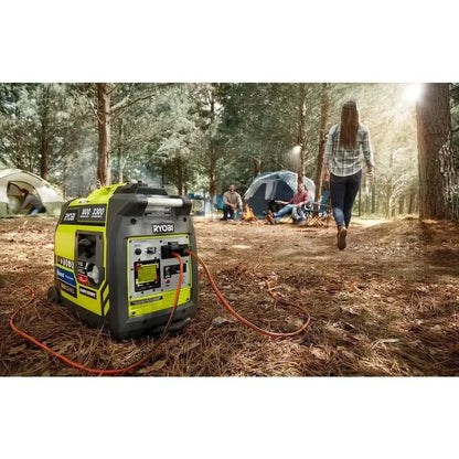 2300-Watt Quiet Gasoline Generator  Low-Noise Portable Power Source for Home or Job Site