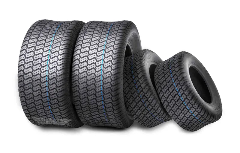 Set of 4 New Lawn Mower Turf Tires 15¡Á6-6 Front and 20¡Á10-8 Rear /4PR -13016-13040
