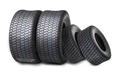 Set of 4 New Lawn Mower Turf Tires 15¡Á6-6 Front and 20¡Á10-8 Rear /4PR -13016-13040