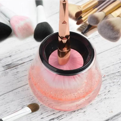 Wrinse™ Electric Makeup Brush Cleaner & Spin Dryer with 8 Attachments, Cordless Design