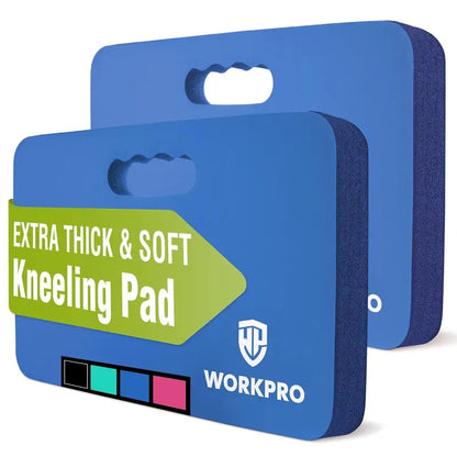 WORKPRO Extra-Thick Dual Kneeling Pad Set for Gardening, Baby Care, and Fitness Use