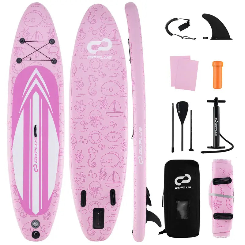 11-Foot Inflatable Stand-Up Paddle Board  All-in-One SUP with Complete Accessory Kit