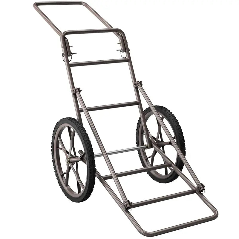 Heavy-Duty Folding Deer Hauler Cart — 500 LB Utility Dolly for Hunting Gear