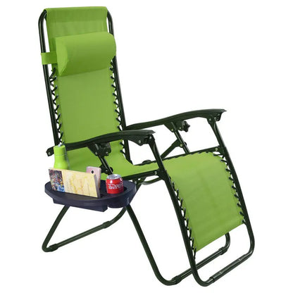 Zero Gravity Folding Lounge Chair  Reclining Ergonomic Patio Lounger
