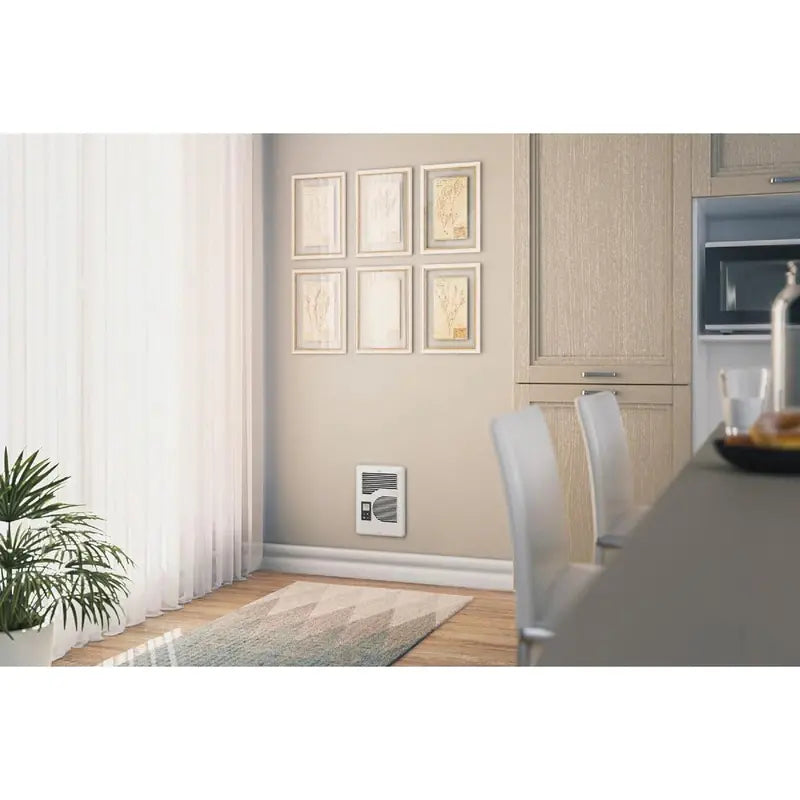 Cadet Energy Plus Wall-Mount Heater  Digital Thermostat, Multi-Voltage (120V/208V/240V), White Finish