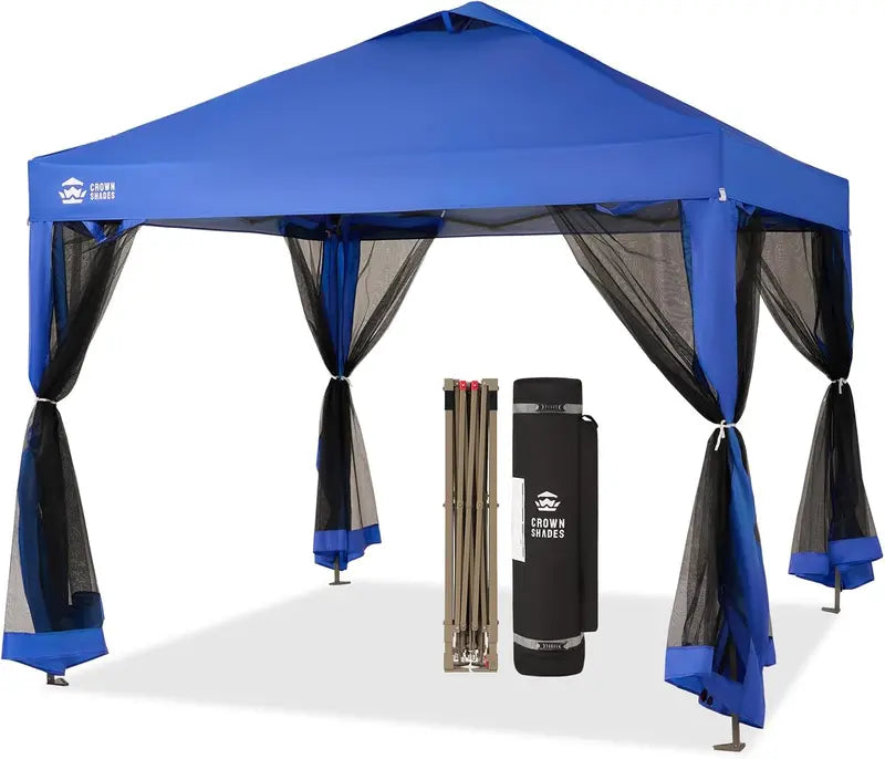 CROWN SHADES 13x13ft Pop-Up Gazebo Canopy — Clearance Sale Model