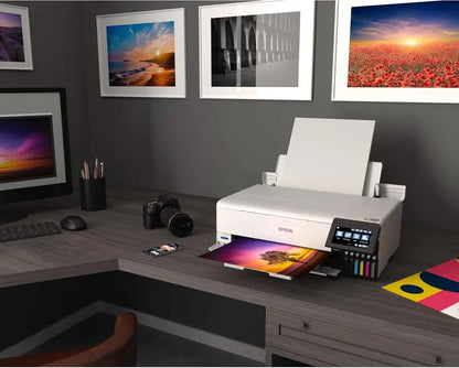 EcoTank ET-8550 Wireless Wide-Format Printer — All-in-One Inkjet with Refillable Tank System
