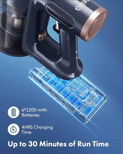 Homeika H016 Cordless Vacuum  20KPa Suction, 200W Motor, 1.5L Dustbin, Blue LED Display, Lightweight Design