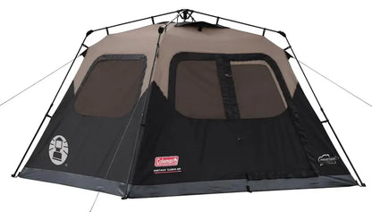 Coleman 4-Person Weatherproof Camping Tent with Instant Setup and Vented Rainfly