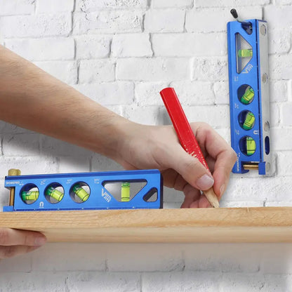 WORKPRO Aluminum Torpedo Level  6.5-Inch Precision Bubble Level for Contractors