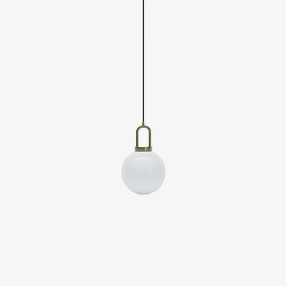 Luminaire suspension globe et m tal or Lafayette