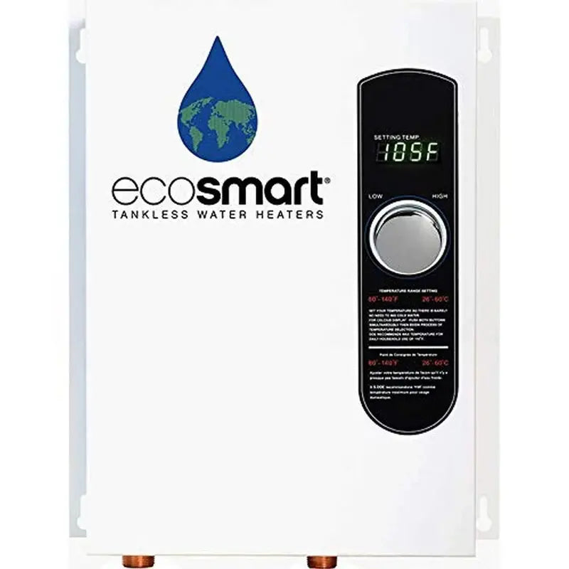 EcoSmart 18 KW Electric Tankless Water Heater, Self-Modulating, Compact Design, Lifetime Warranty