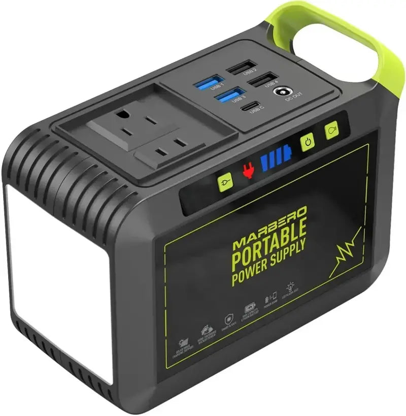 Compact Portable Power Station — 88Wh Solar-Compatible Lithium Battery with Fast-Charging Output