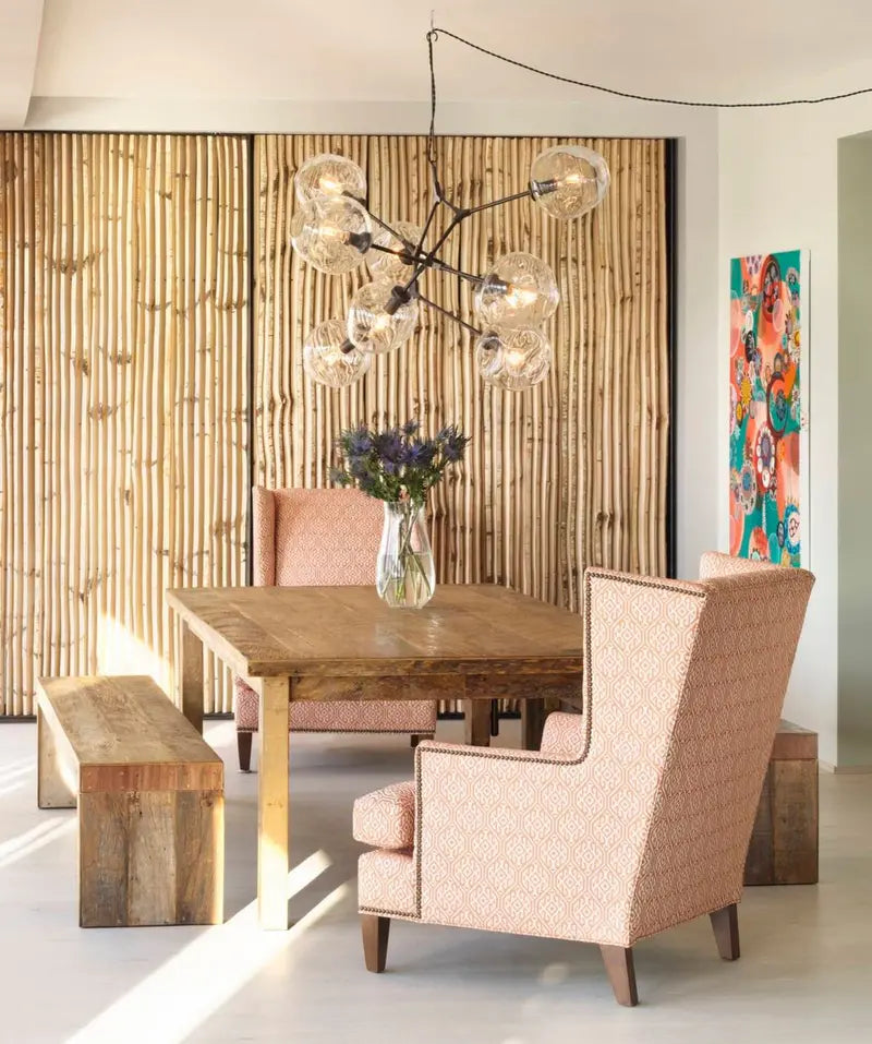 Orvani Linear Globe Chandelier in Modern Industrial Style