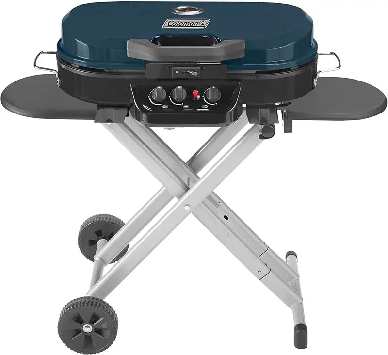 Coleman RoadTrip 285 Portable Propane Grill with Stand  Compact Outdoor Cooking System