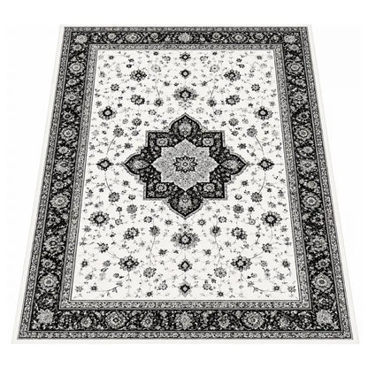 8×10 ft Washable Indoor-Outdoor Area Rug with Non-Slip TPR Backing