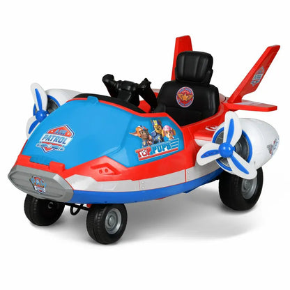 Nickelodeon Paw Patrol Airplane 12V Ride-On Toy by Hyper Toys, Blue, for Ages 3-8