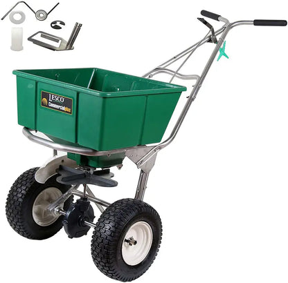 High-Wheel Walk-Behind Fertilizer Spreader Bundle  Includes Agitator Repair Kit