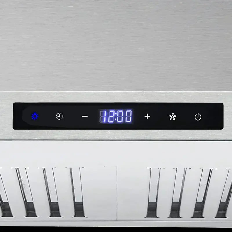 COSMO 30″ Ducted Wall-Mount Range Hood with 380 CFM Ventilation and Modern Vista Design
