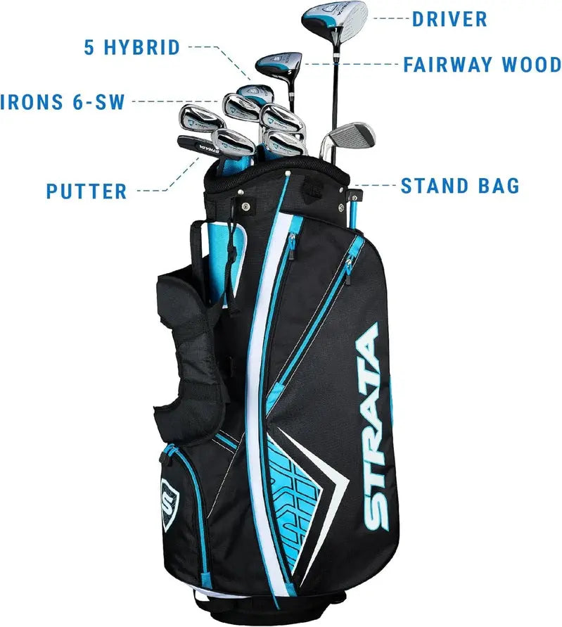 Callaway Strata Women’s Complete Golf Club Set  Beginner-Friendly Racket Collection