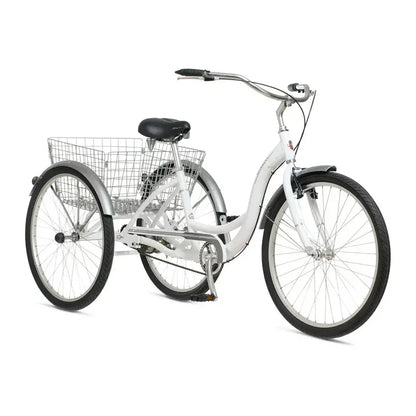 Schwinn Meridian Adult Three-Wheel Cruiser Bike for Beach &amp; Leisure Rides