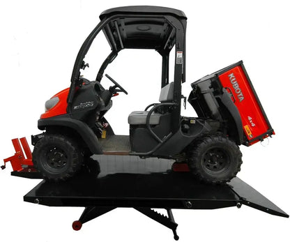 1500-LB Air-Powered Motorcycle & ATV Lift Table  48-Inch Wide with Side Extensions and 2-Year Warranty