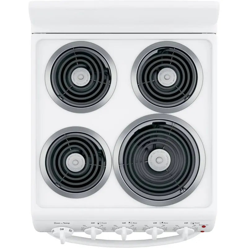 20-Inch 4-Burner Electric Freestanding Range — White Finish