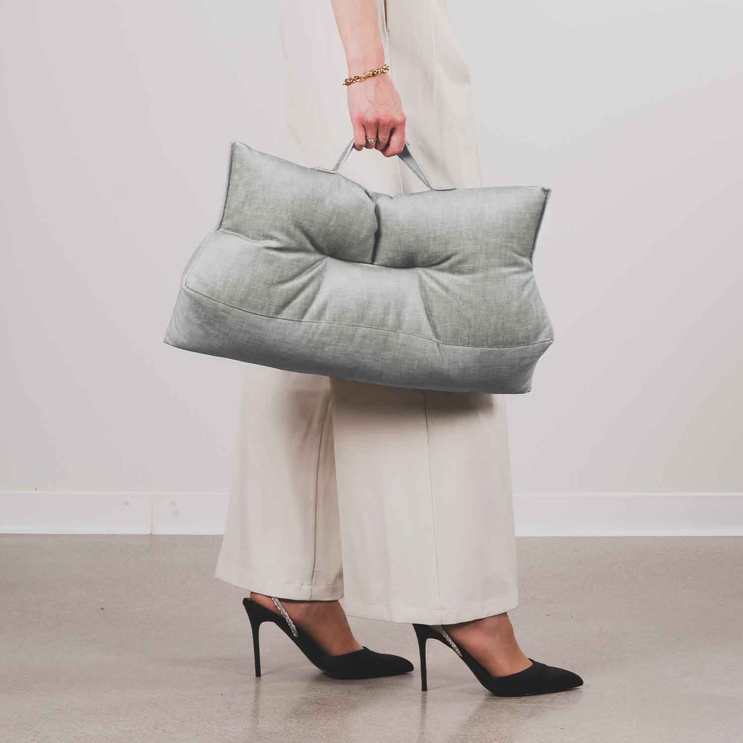 Coussin lombaire · LEANDRO Gris perle