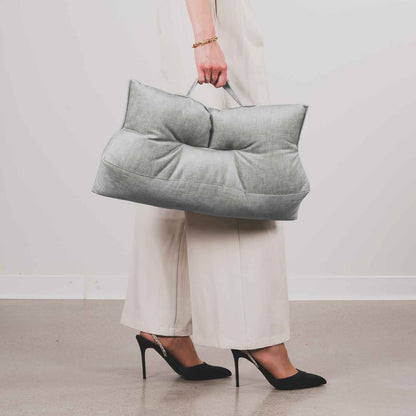 Coussin lombaire · LEANDRO Gris perle