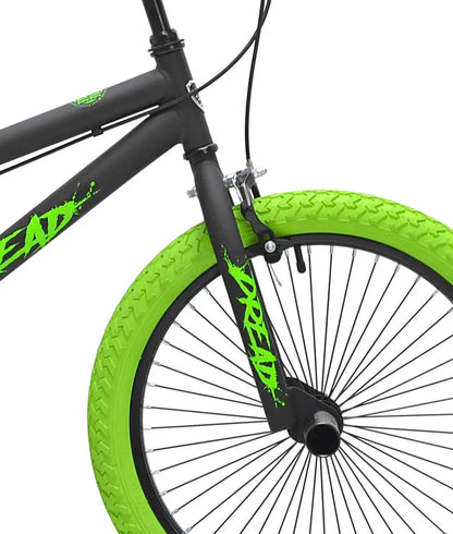 Kent 20-Inch Dread BMX Bike for Boys  Green & Black Frame