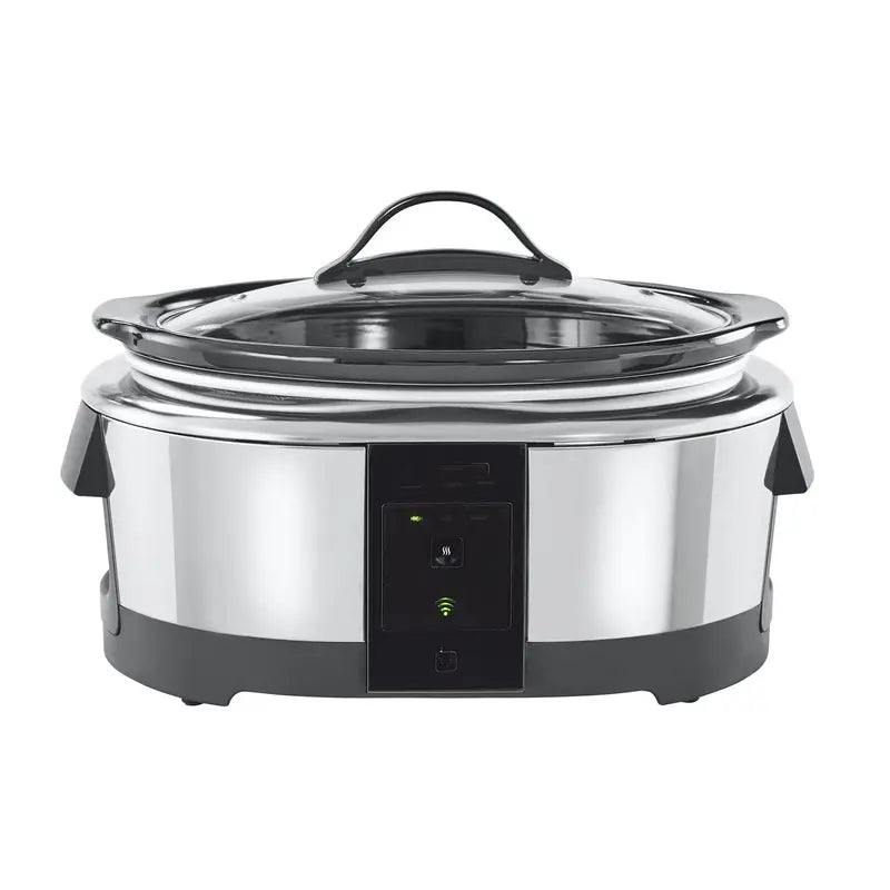 6-Quart Programmable Slow Cooker & Food Warmer  Alexa-Compatible Stainless Steel Crockpot (2139005)