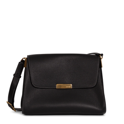 Amelot  - Cuir Grainé Noir