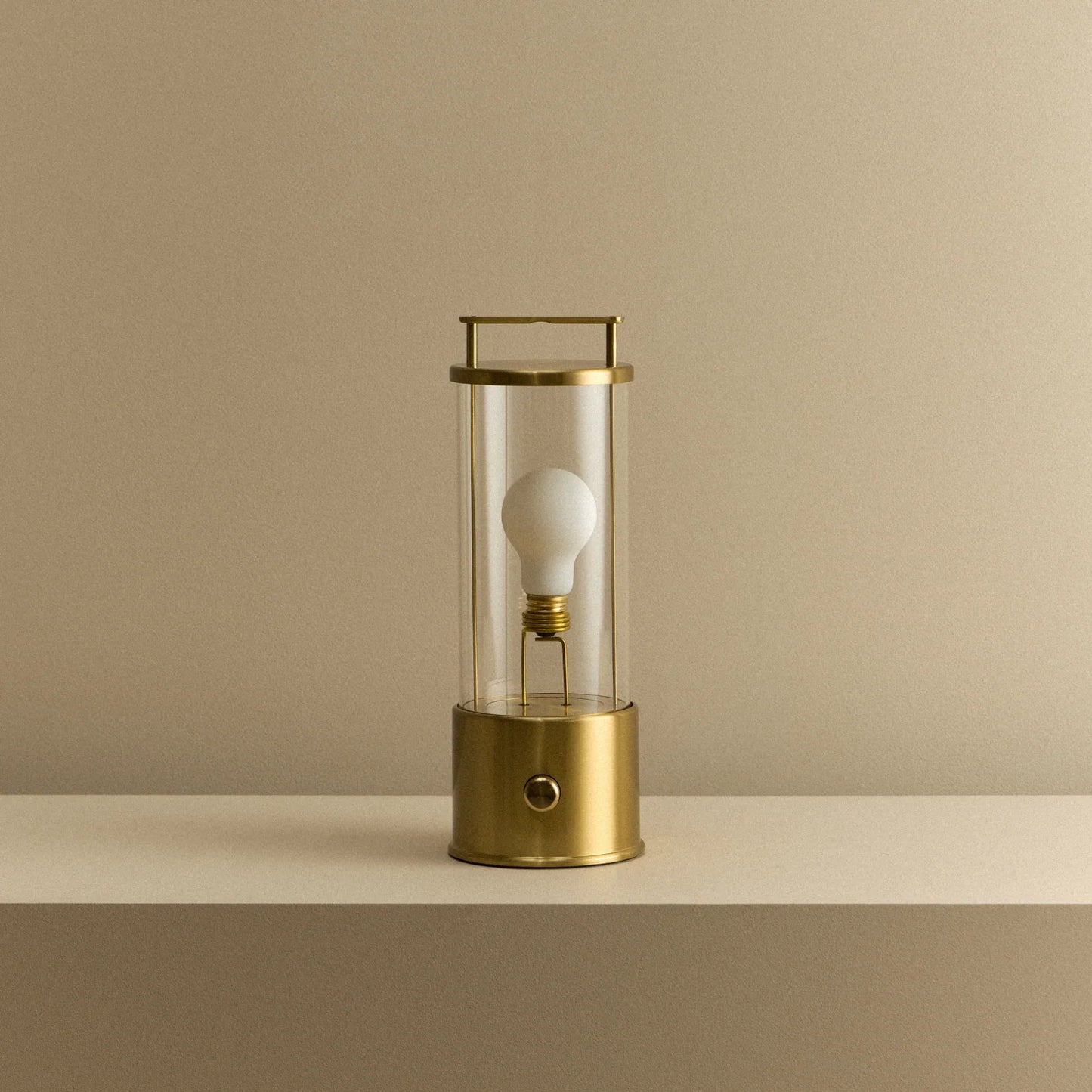 The Muse 2.0 Portable Lamp in Solid Brass